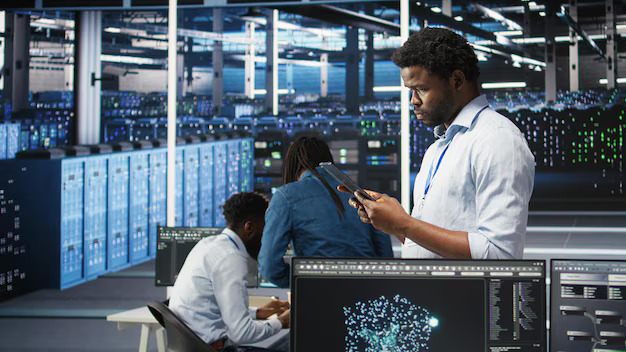 Dell rack servers installed in African data center