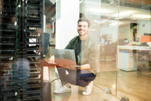 Dell PowerEdge servers in data center setup